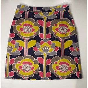 Boden Women's Floral Print Pencil Skirt - Size 8R